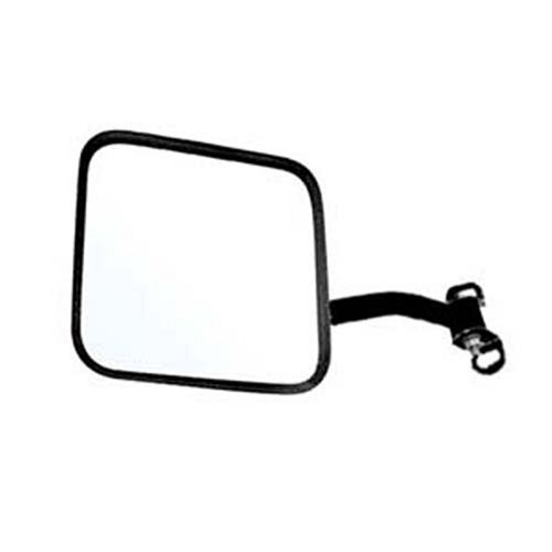 CJ-Style Passenger Side Jeep Replacement Mirror Manual Non-foldaway Non-Heated Black