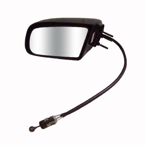 Original Style Replacement Mirror Pontiac/Buick Driver Side Manual Remote Non-Foldaway Non-Heated Black