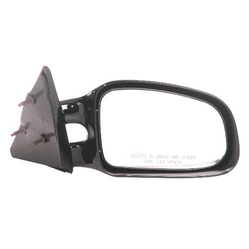 Original Style Replacement Mirror Pontiac Passenger Side Manual Non-Foldaway Non-Heated Black