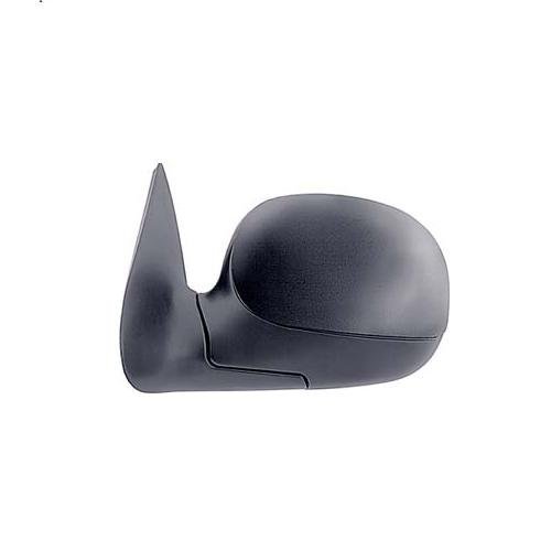 Original Style Replacement Mirror Ford Driver Side Power Remote Foldaway Non-Heated Black Cap