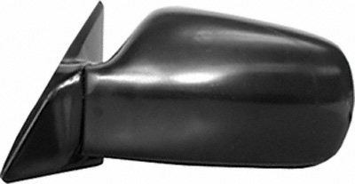 Original Style Replacement Mirror Honda Passenger Side Manual Remote Foldaway Non-Heated Black