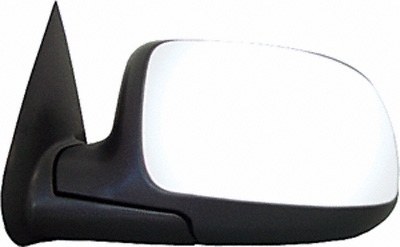 Original Style Replacement Mirror Chevrolet/GMC/Driver Side Power Remote Foldaway Non-Heated Chrome Cap