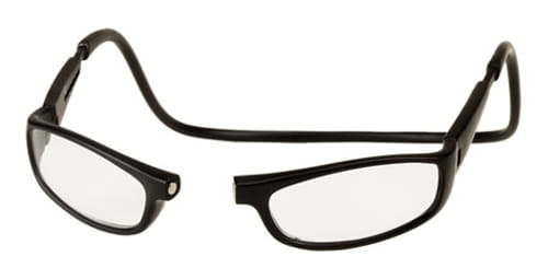 Clic Goggles BLACK LONG 175 Reading Glasses Magnetically Clic