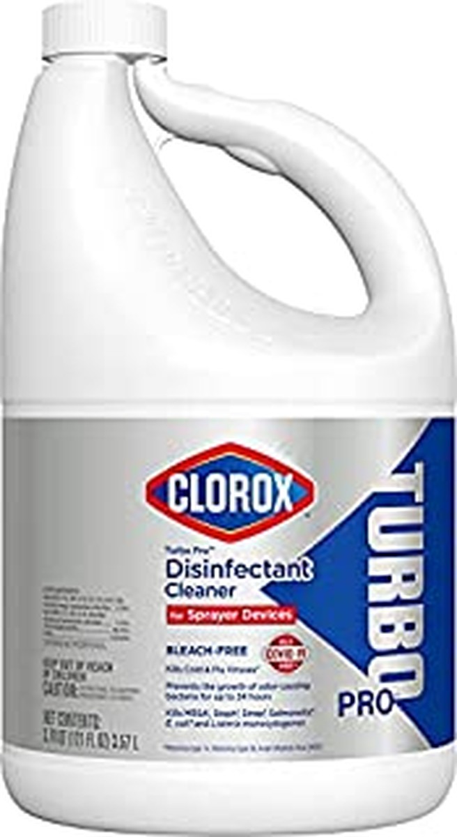 Turbo Pro Disinfectant Cleaner for Sprayer Devices, 121 oz Bottle