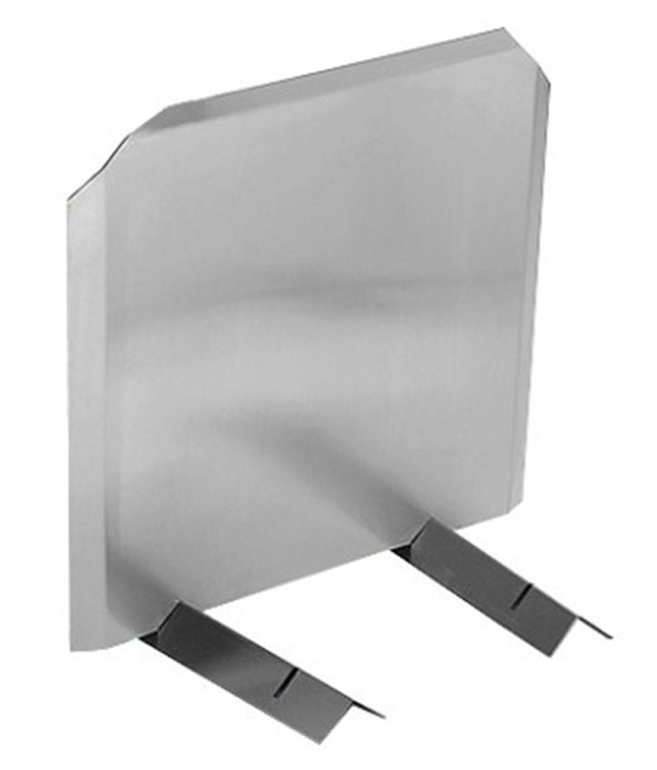 Radiant Fireback, Stainless, 18"W X 16H", 14-Ga. 304-Alloy