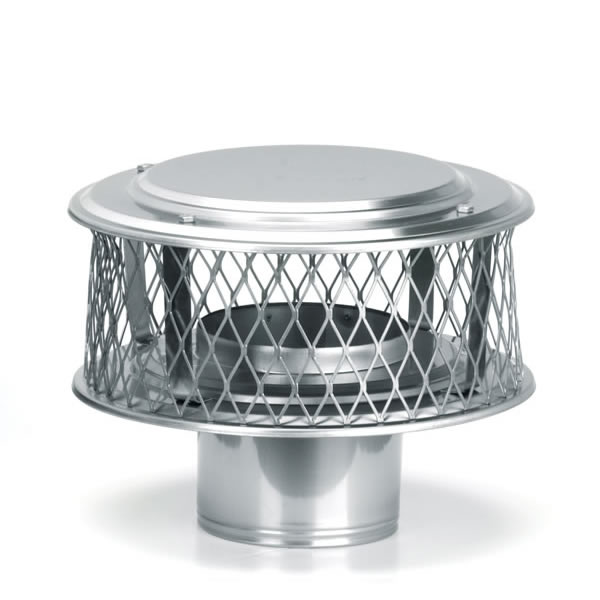 5" Homesaver Stainless Steel Guardian Cap, 316 Alloy, 3/4 Mesh