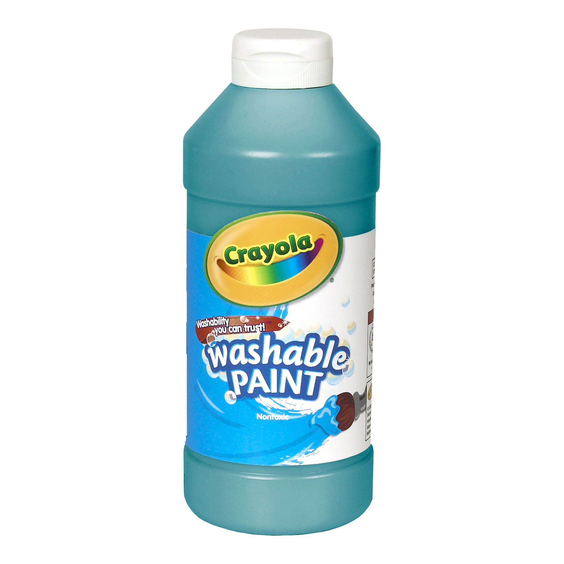 Washable Paint, Turquoise, 16 oz