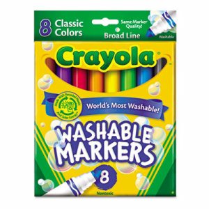 Ultra-Clean Markers, Conical Tip, Classic Colors, 8 Count