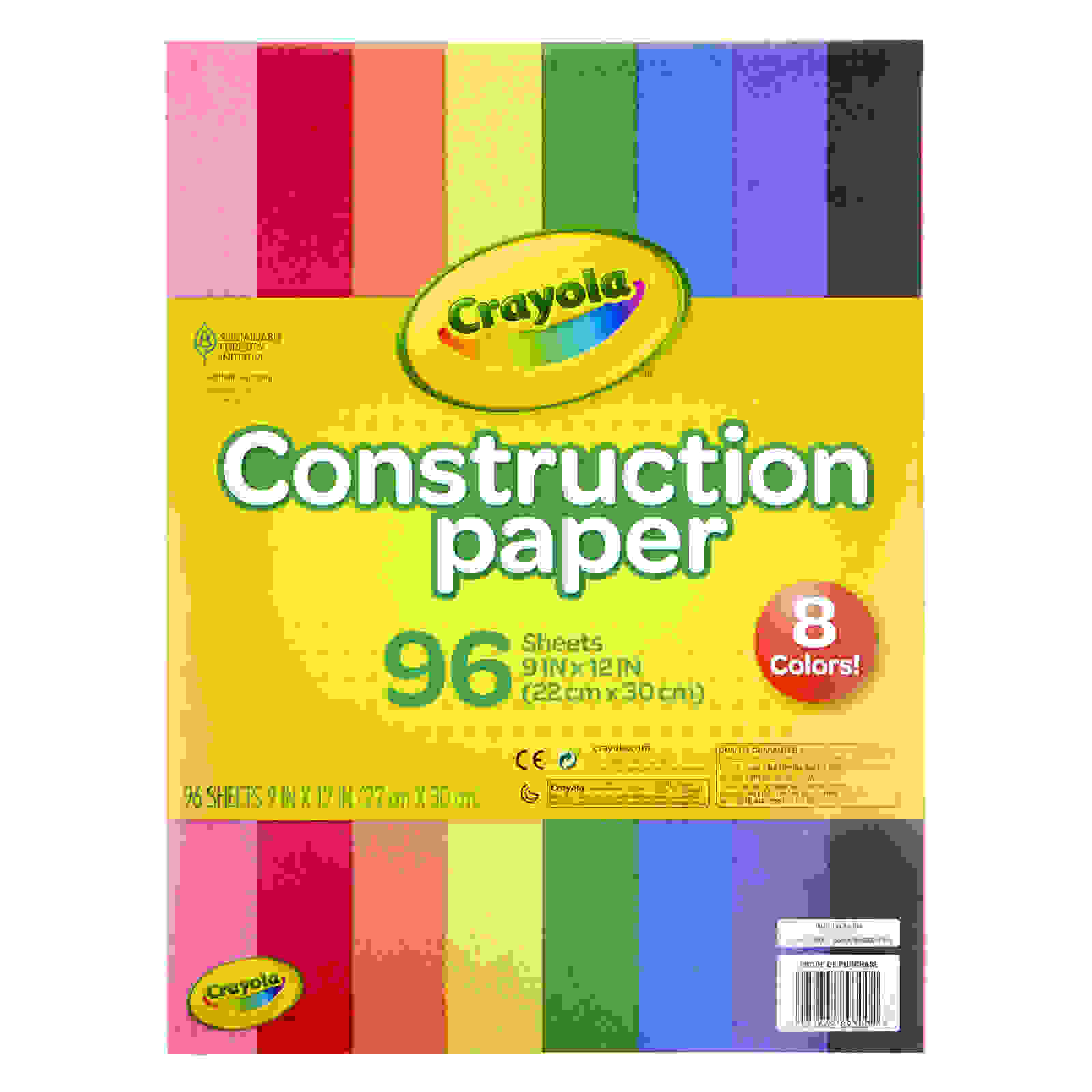 Construction Paper, 96 Sheets