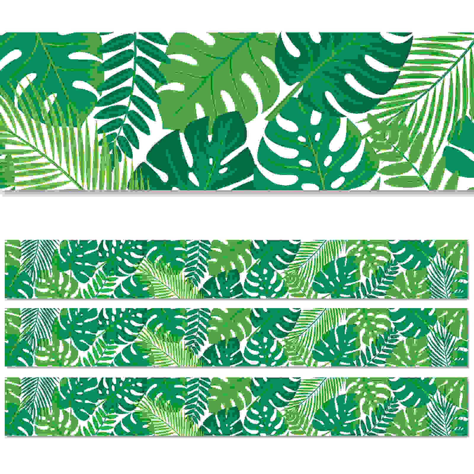 Tropical Leaves EZ Border, 48 Feet, 3 Packs