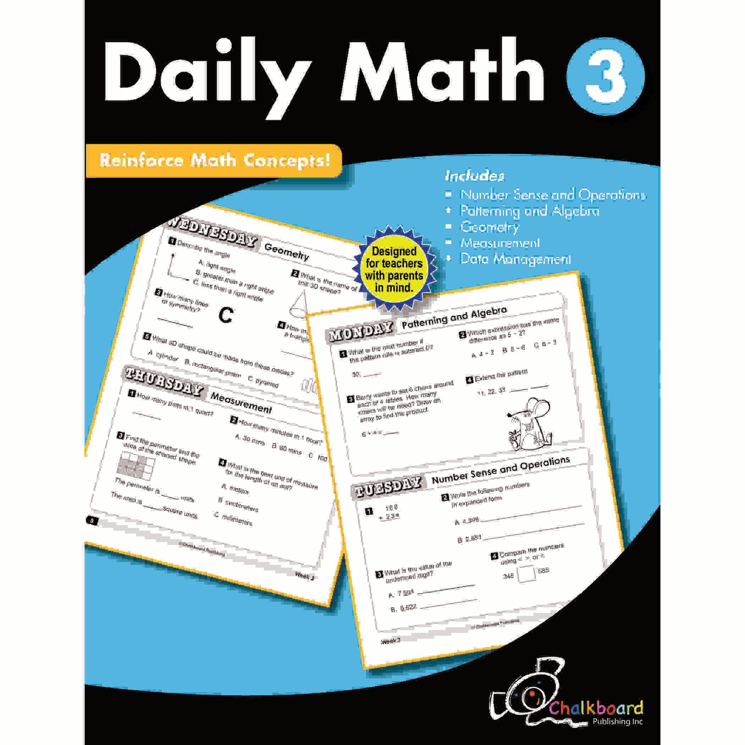 Daily Math Workbook, Grade 3