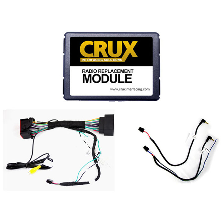 CRUX Radio Replacement with SWC Retention for '13-'22 Dodge Fiat Jeep & Ram Vehicles