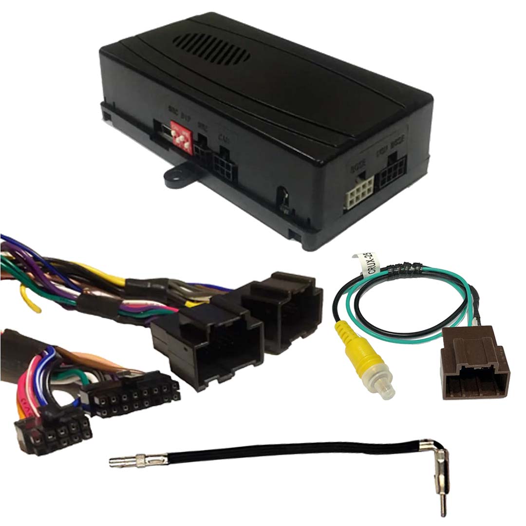 OnStar Radio Replacement Interface with SWC Retention & Video Switcher for Select '12-'14 GM LAN-29