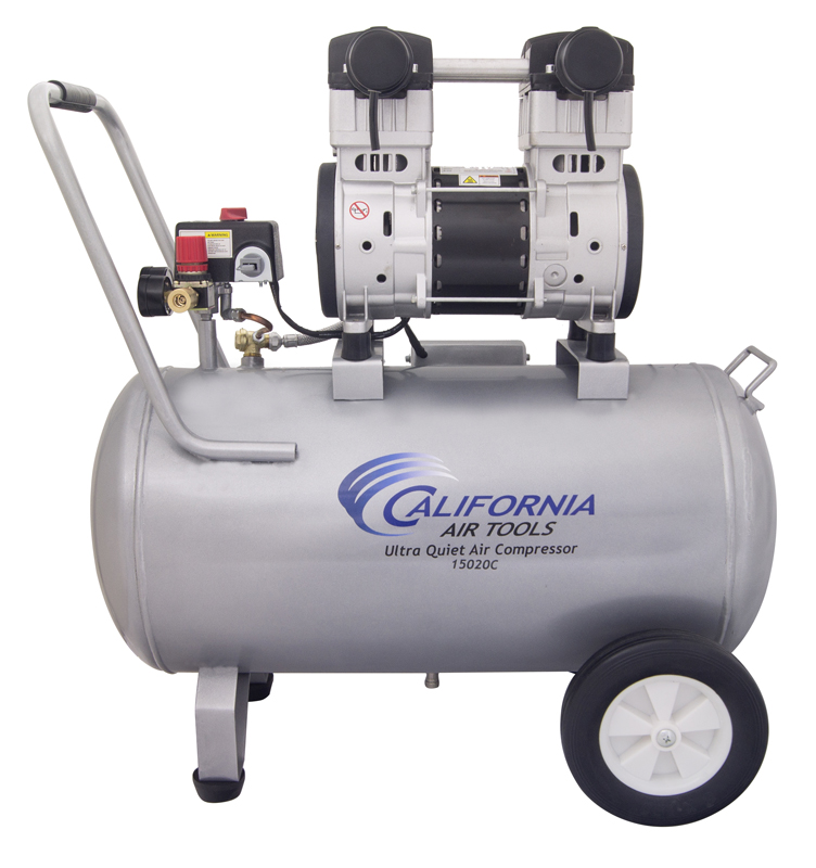 California Air Tools 15020C-22060 Ultra Quiet & Oil-Free 2.0 Hp, 15.0 Gal. Steel Tank Air Compressor (Condor Pressure Switch)