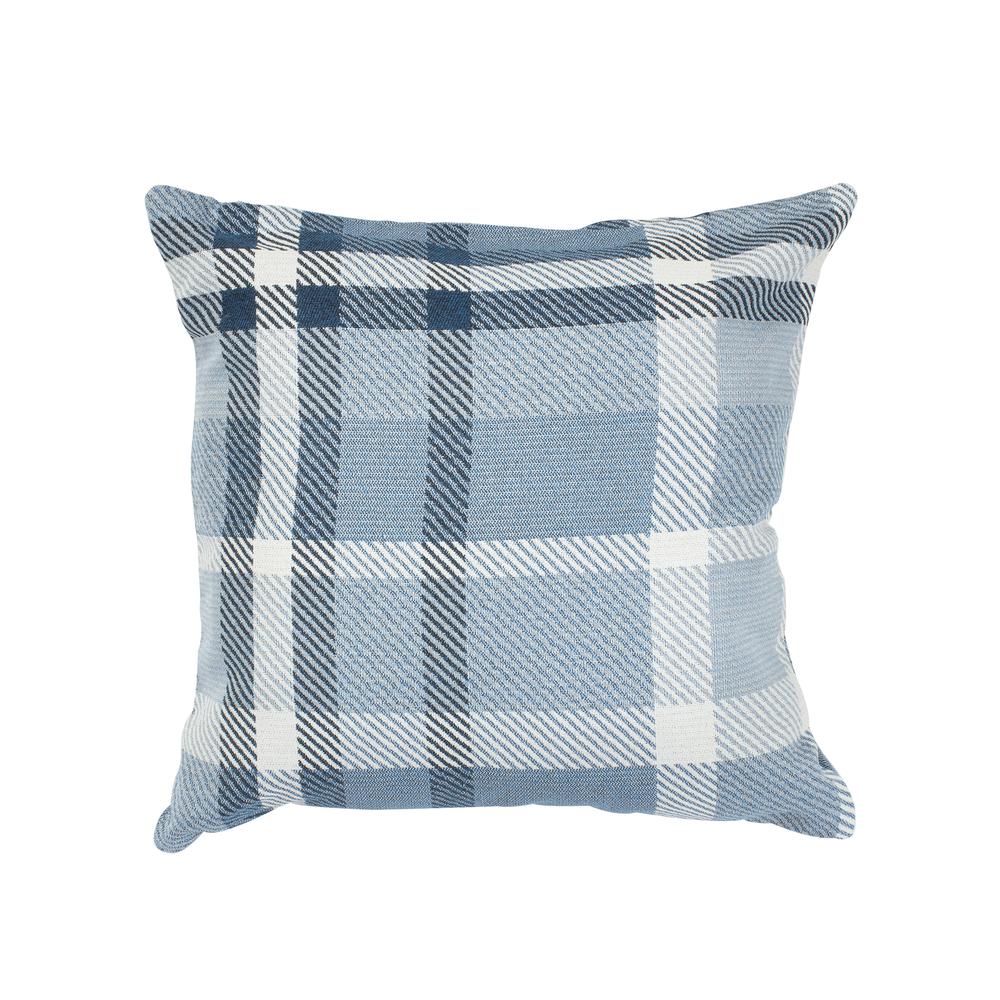 18IN X18IN PACIFICA ACCENT THROW PILLOW IN TARTAN MIDNIGHT OLEFIN