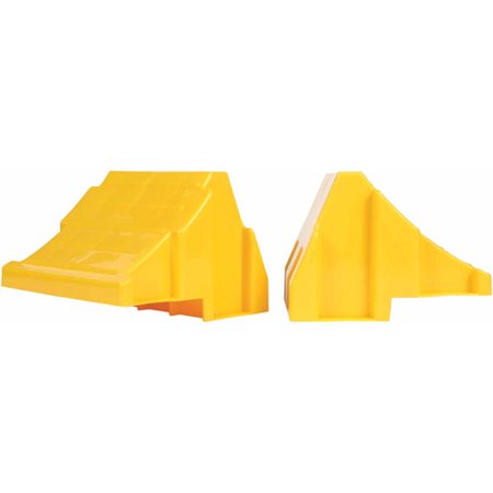 LEVELING BLOCK WHEEL CHOCK, 2 PACK