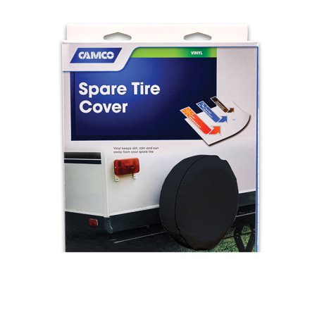 COVER,SPARETIRE A / 34IN DIAMETER VINYL, BLACK