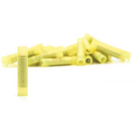 Buttconn 12-10 Ga.Insul-Nylon Yellow, 25 Ct., Header Bag, Ul