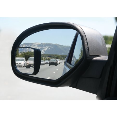 BLIND SPOT MIRROR, 3.25INX3.25IN CONVEX, WIDE ANGLE