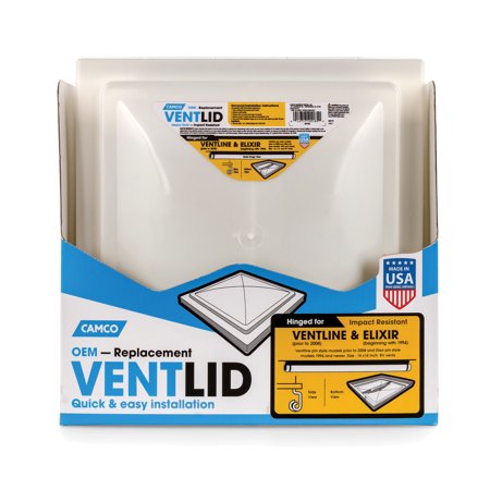 Vent Lid, Ventline Pre 08/Elixir 94 Up, White