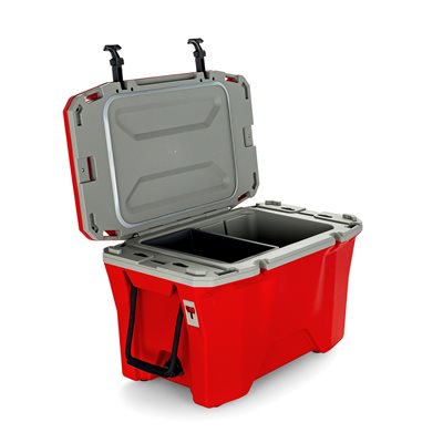 Cooler, Currituck, 30 Quart, College Red 200/Gray 424