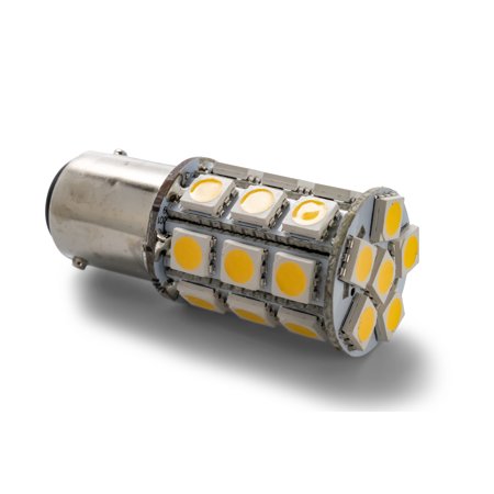 LED - 1076 (BA15D) 27-LED 285LM, BRIGHTWHITE (1PK)