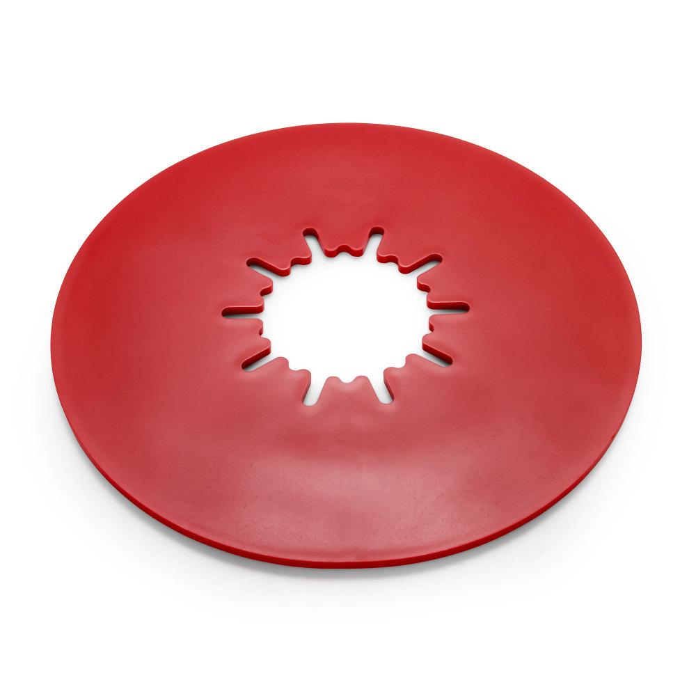 10IN PREMIUM FIFTH WHEEL LUBE PLATE, RED W/PTFE (E/F)