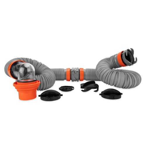 RHINOX 20 SEWER HOSE KIT W/4N1 ELBOW CAPS (E/F)