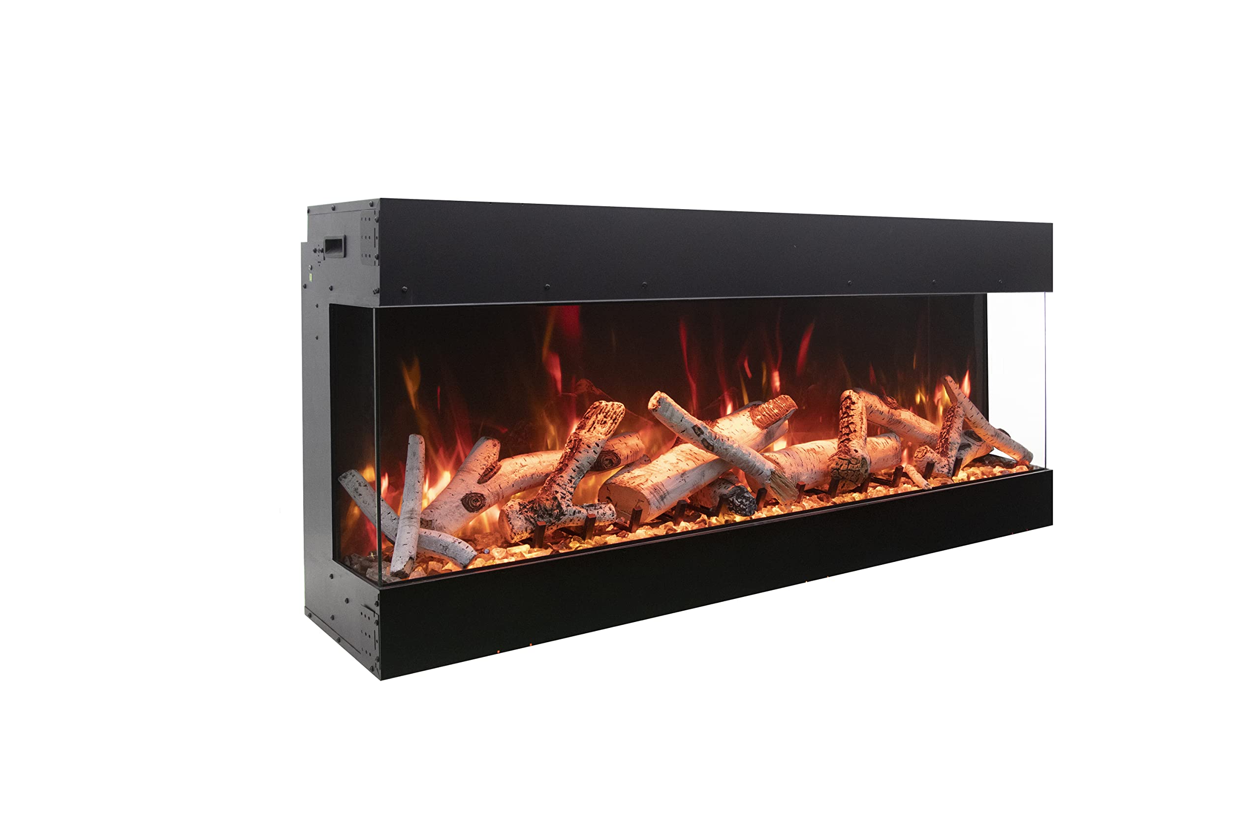 Tru View Bespoke  65? Indoor / Outdoor, WiFi Enabled, Bluetooth Capable 3 Sided Fireplace  Featuring a Glass Viewing Height of