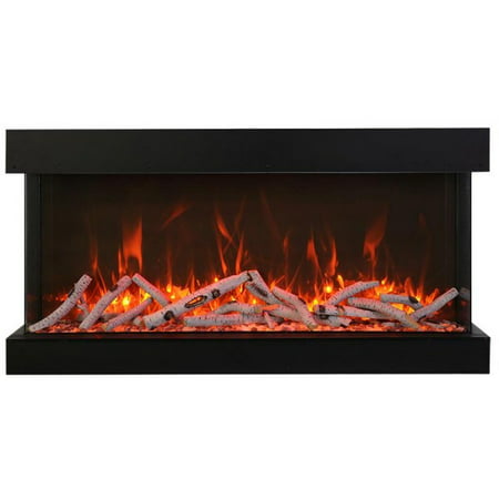 Smart 72" unit - 14 1/4" in depth 3 sided glass fireplace