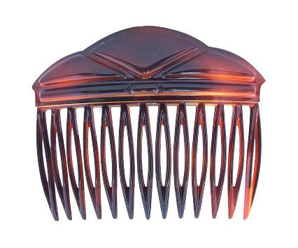 Entra Tortoise Shell Side Hair Combs - No Black Caravan Card