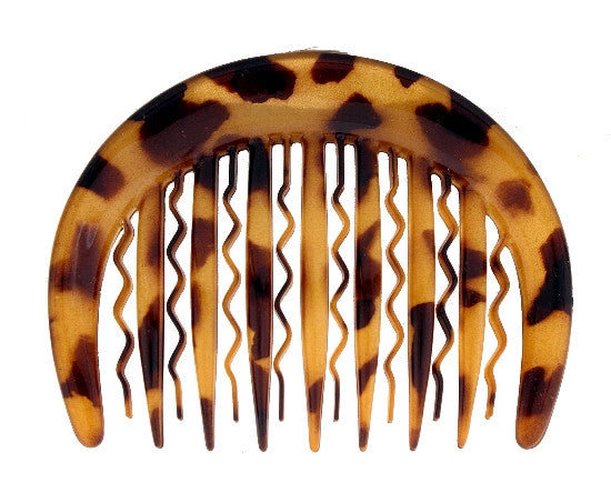 French Side Hair Combs in Tokyo Print - No Gold Caravan Card