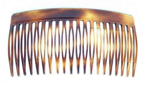 French Tortoise Shell Side Hair Combs - Gift Wrap White Caravan Card