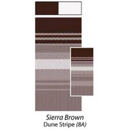 RV Awning Vinyl Fabric 14Ft 2In, Bordeaux Dune Stripe, Wht Weatherguard