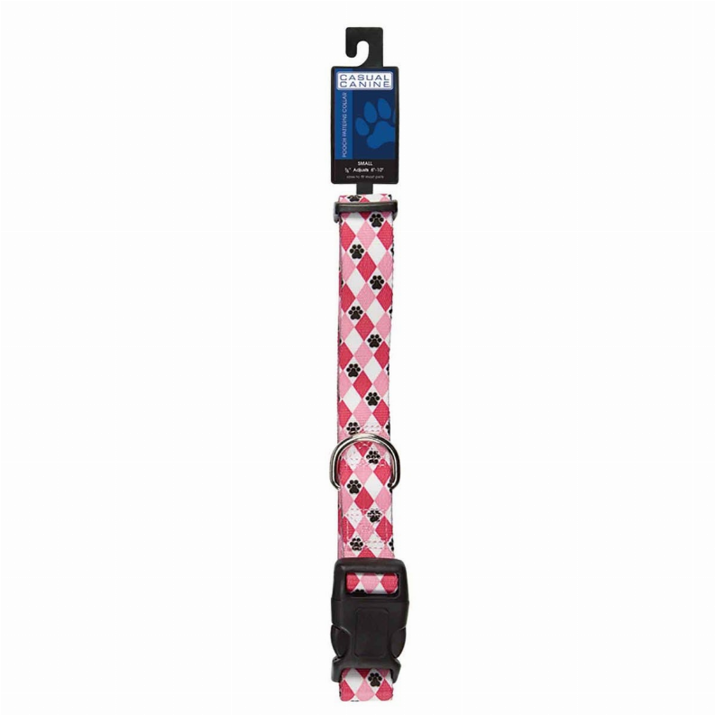 CC Patterns Collar Argyle 18-26in Pink