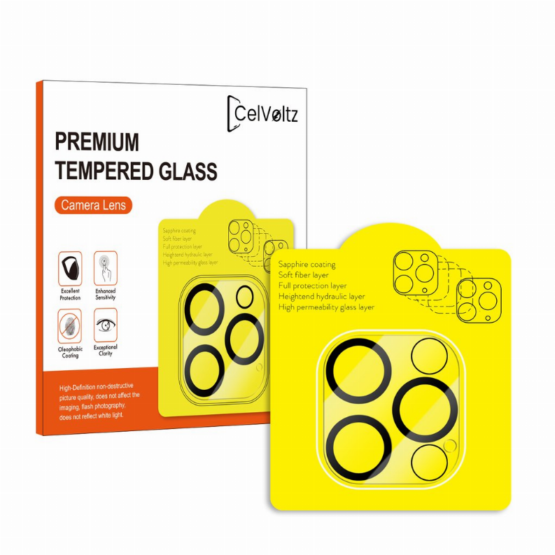 For IPhone 13, 12, 11 Pro Max Galaxy S21, S21 Plus, S21 Ultra Tempered Glass Camera Lens Cover Screen Protector