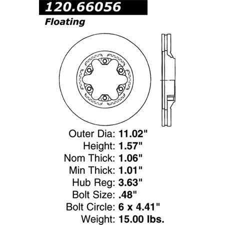 STOPTECH SPORT SLOTTED CRYO BRAKE ROTOR