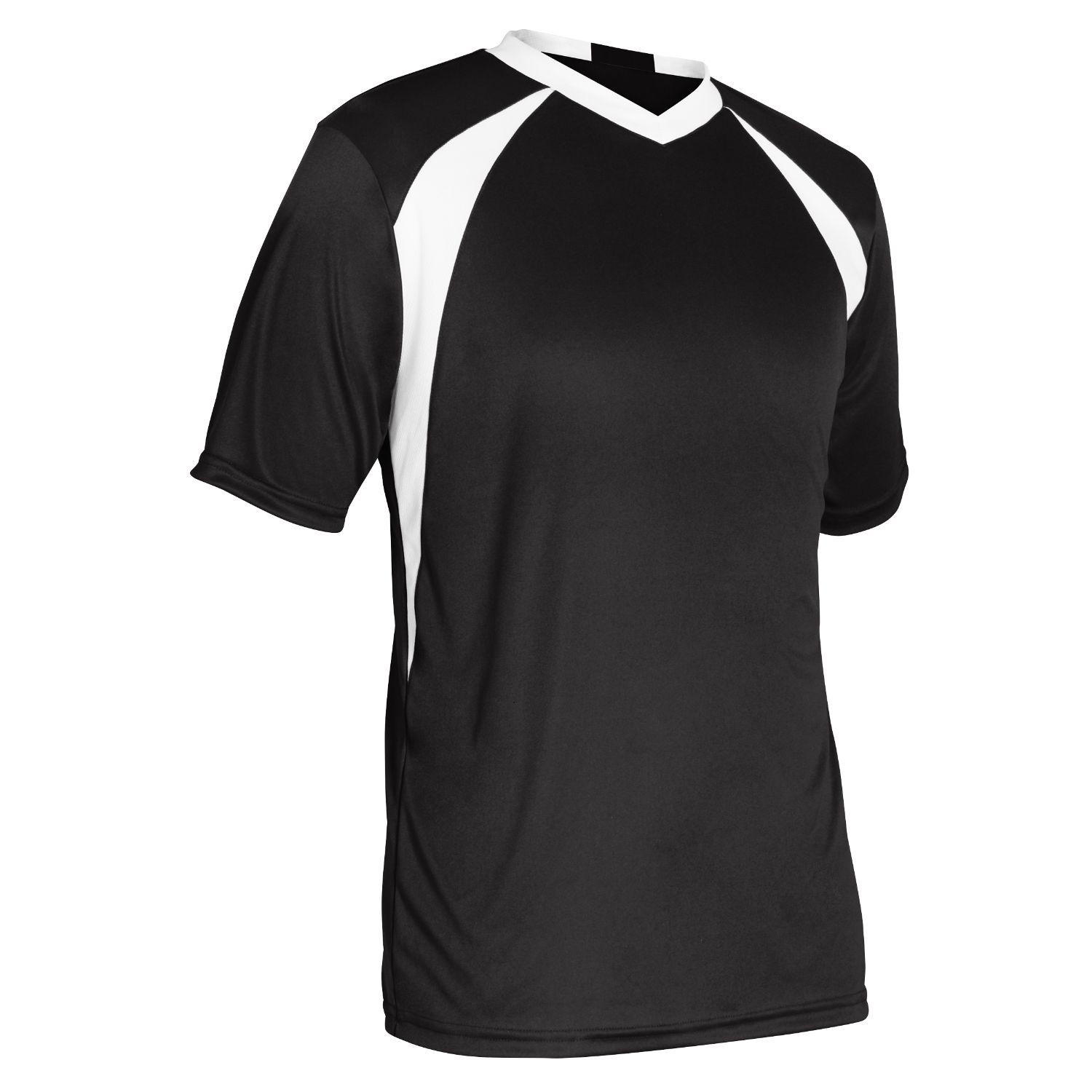 Champro Youth Sweeper Soccer Jersey Black White Extra Small