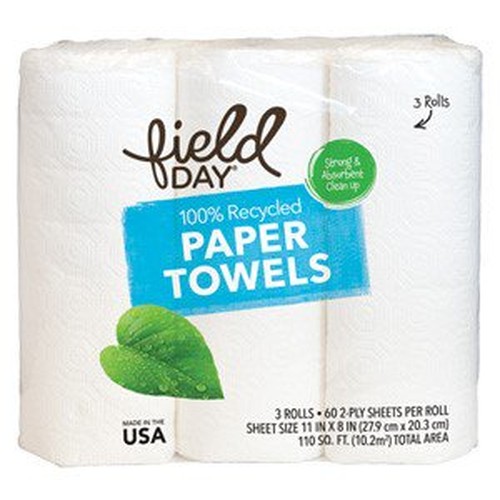 Field Day 100% Recycled Paper Towel (10x3 Pack)