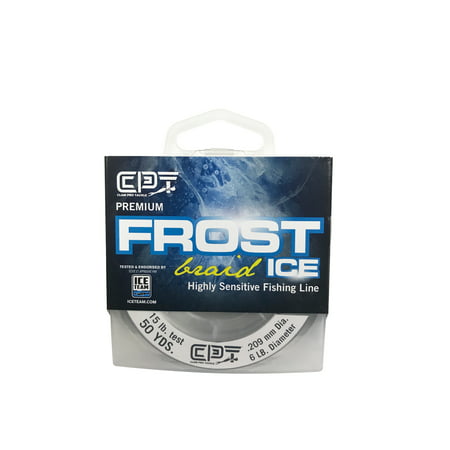 CPT FROST BRAID FISHING LINE  8LB  3LB DIA  SMOKE  50 YARD