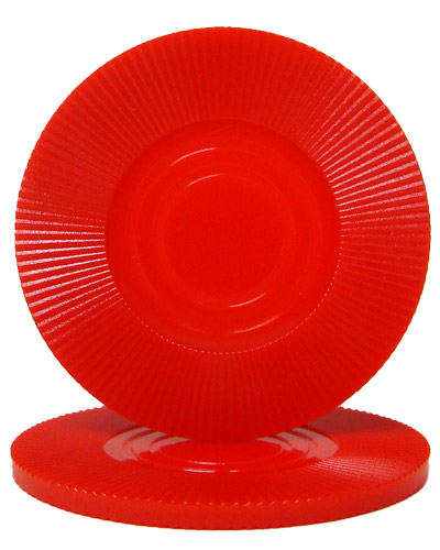 Red Interlocking Radial Chip