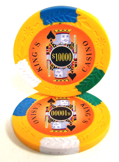 Roll of 25 - Kings Casino 14 gram Pro Clay - $10,000