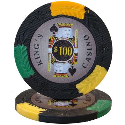 Roll of 25 - Kings Casino 14 gram Pro Clay - $100