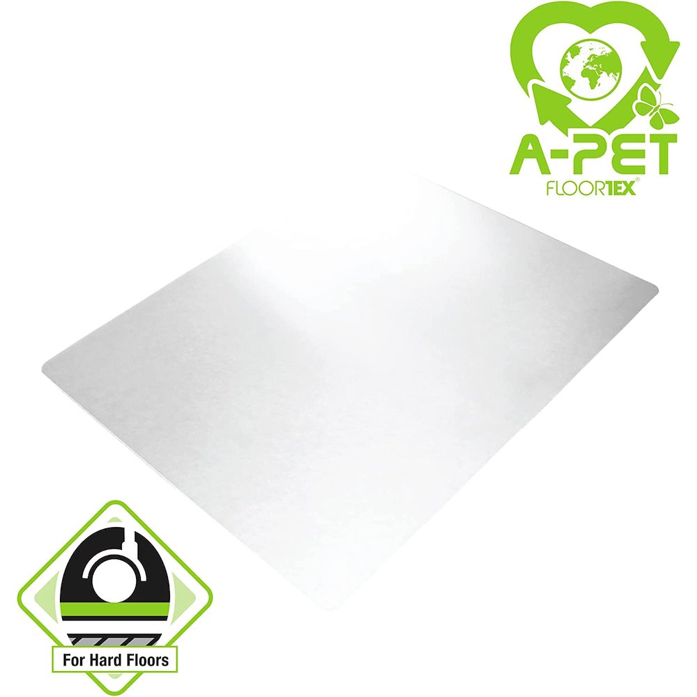 Cleartex AdvantagematPlus APET Chair Mat - Hard Floor Rectangular 36 x 48"