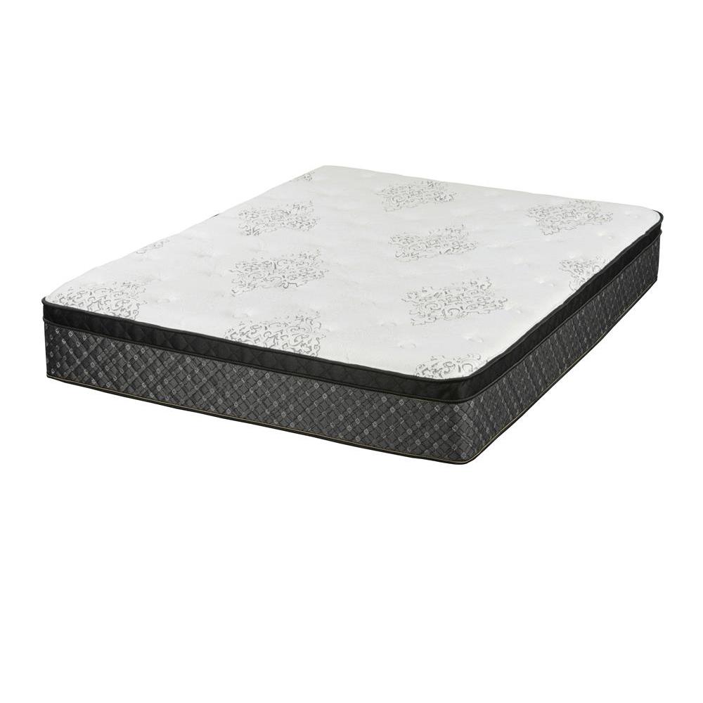 Aspen 12.5" Eastern King Mattress White And Black