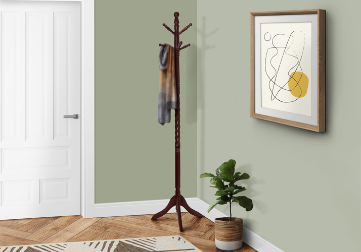 Riona 2-Tier Coat Rack Merlot