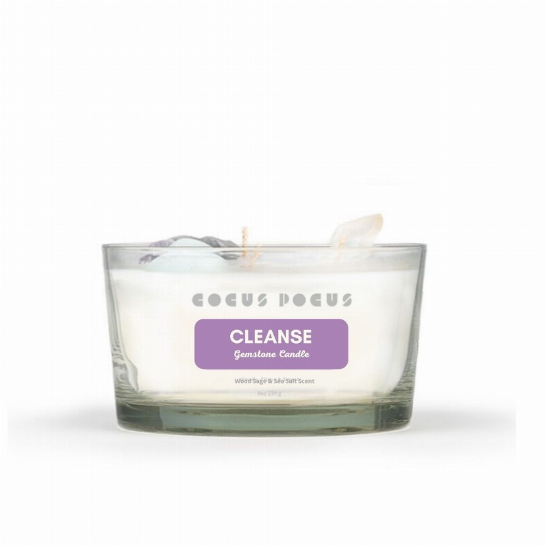 Cleanse Crystal Candle