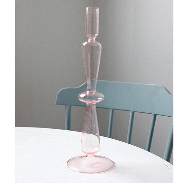 Glass Candlesticks C 1