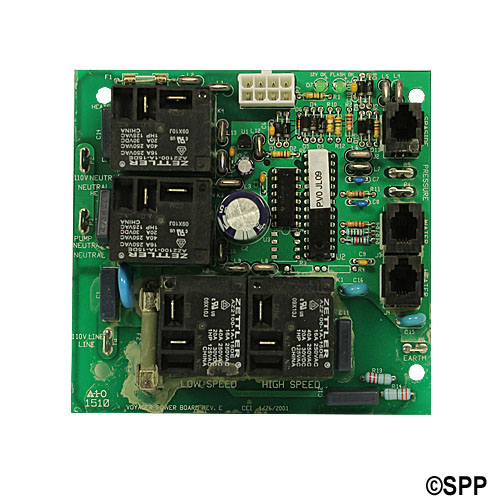 Circuit Board, Vita, LV15 w/8 Pin Transformer Receptacle