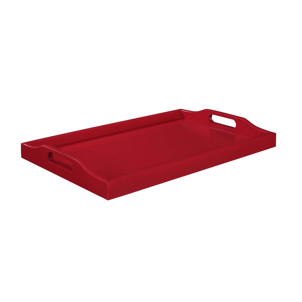 Designs2Go Serving Tray, Cranberry Red